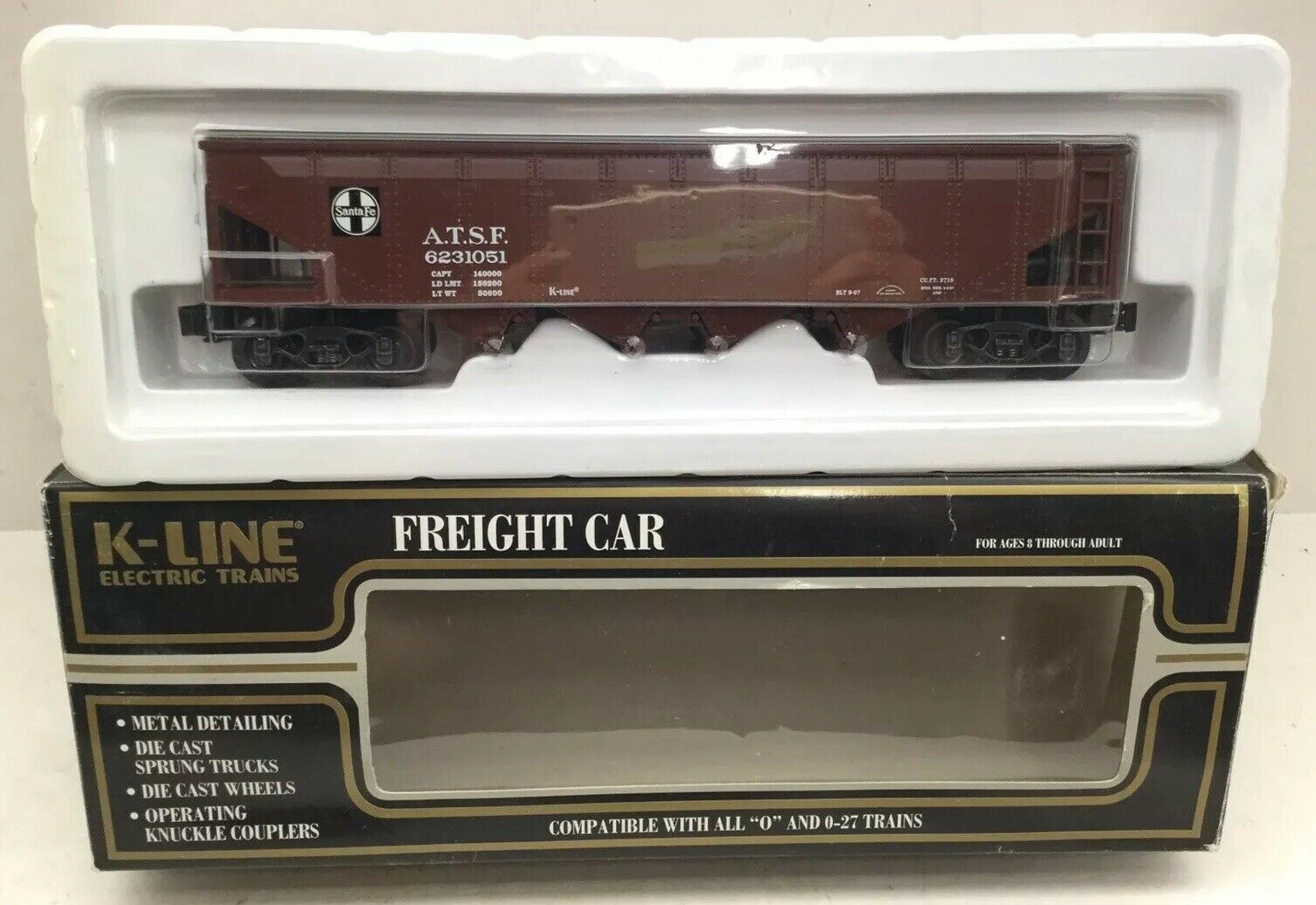 New K-line Freight Car Hopper K623-1051 AT&SF - Southeastern Narrow ...