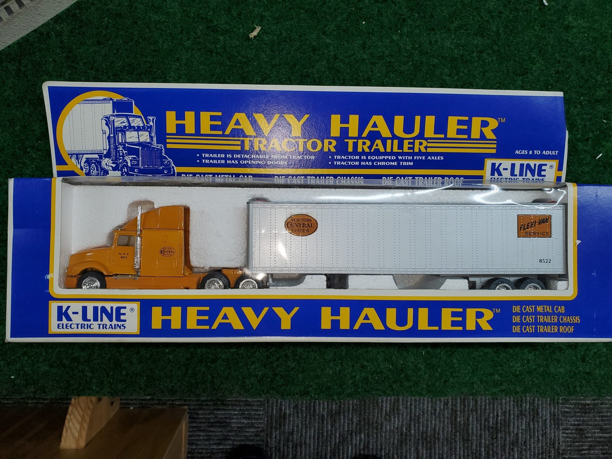 New Kline Accessory/scenery Tractor Trailer New York Central
