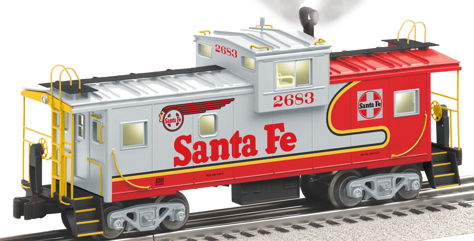 New Lionel Caboose 6-27634 Santa Fe – Southeastern Narrow Gauge and ...